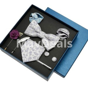 Men Luxury Silk Tie & Hankie