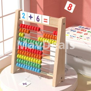 Classic Wooden Educational Counting Toy 100 Beads