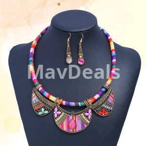 Jewelry Set Necklace Earrings