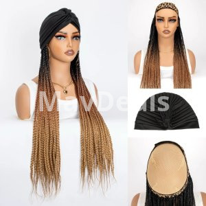 24inches Turban Braided Hair for women