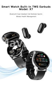 Wireless Unisex Waterproof Smart watch and Earphones