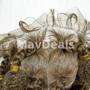 Synthetic Full Lace Bantu Knot Braided Wig