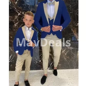 Groom Wedding Suit Tuxedos Slim Fit Prom Suit Full 3 Pieces Jacket+Vest+Pants