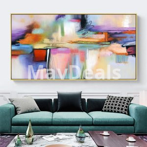 Wall Art Print Abstract Picture For Living Room Decor No Frame