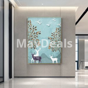 Modern Forest Landscape Living Room Wall Painting