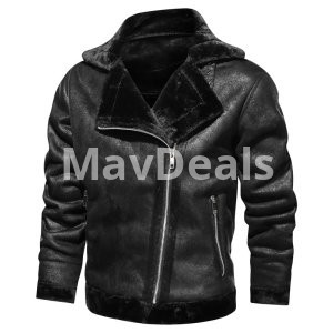 Men Fashion Thickened Fur Coat