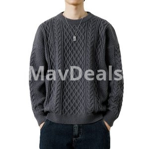 Men Round Neck Sweater Knitwear
