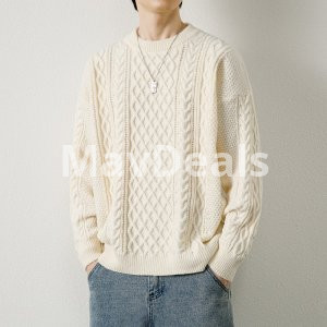 Men Round Neck Sweater Knitwear