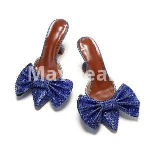 Bow tie Women Pointed High Heel Sandals