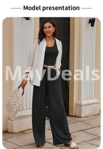 Women's Fashion Simple Solid Color Suit