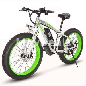 Electric Bicycle Lithium Tram Snow Electric Mountain Bike 21 Speed