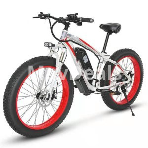 Electric Bicycle Lithium Tram Snow Electric Mountain Bike 21 Speed