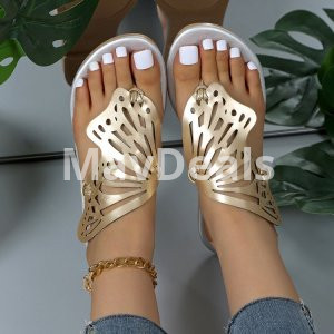 Fashion Hollow Butterfly Flip-Flops Summer Sandals For Women
