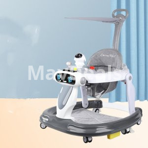 Baby Walker Anti-O-leg Baby Children's Multi-functional Anti-rollover Walker