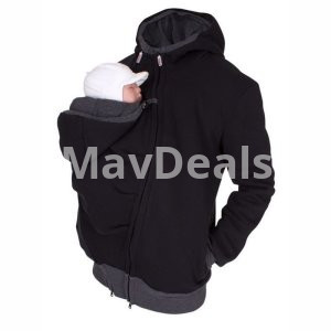 Two in one multifunctional kangaroo dad sweater