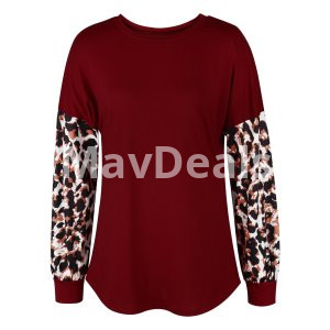 Women's Casual Loose Long Sleeve Top T-Shirt