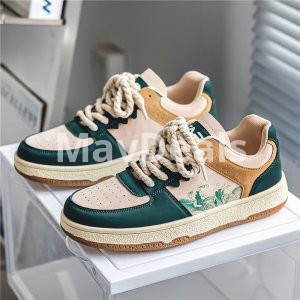 Casual Shoes Men Soft Thick Sole Fashion Comfortable Breathable Flats Sneakers Student Platform Outdoor Walking Shoes