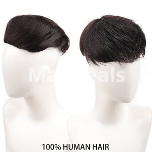 Men Invisible Hair Wig Big Back Head Aircraft Head