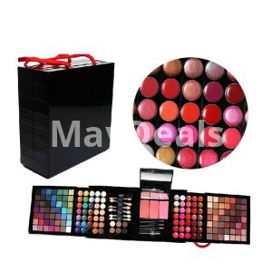 Deluxe 177 Color Eye Shadow Bronzing Plate Combination Makeup Set White Optional