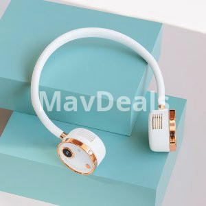 USB Portable Digital Display Large-capacity Battery Hanging Neck-fan