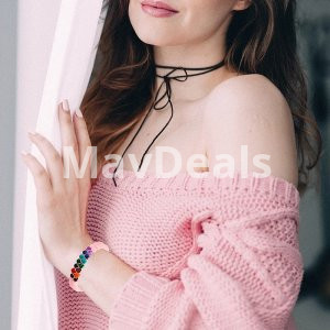 6mm 7 Chakra Stone Bead Yoga Meditation Bracelet