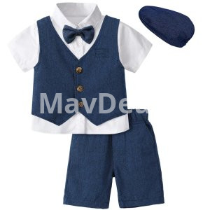 4 Pics Boys Little Gentleman Suit