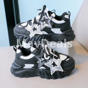 Boys And Girls  Breathable Sneakers Decorations With Star