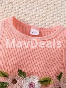 Baby Girl flower Dress Jacket Hair Accessories