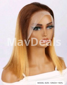 Short Bob Wig Human Hair 13x4 Lace Frontal Lace Wig Straight 4/350 Colored Human Hair Wig Lace Front Wigs Human Hair Pre Plucked Orange Cut Bob Wigs For Women Human Hair Wig