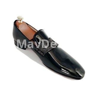 Black Leather Men Shoe