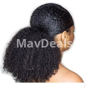 Afro kindly Curly Ponytail Extension Clips